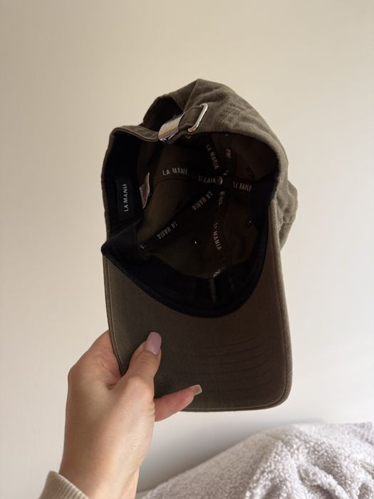 Nowa czapka z daszkiem La Mania khaki zieleń