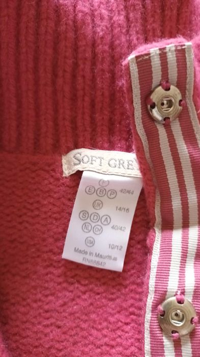 Casaco de lã em rosa