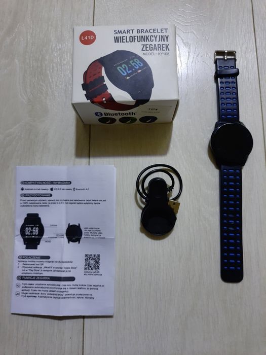 Smart zegarek, krokomierz itp