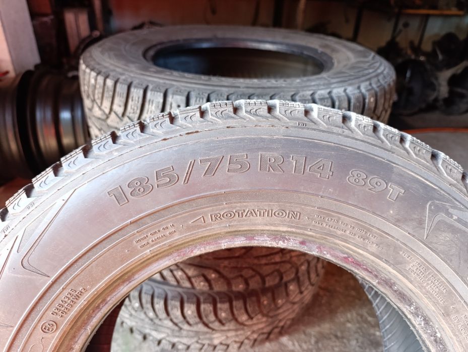 Шини Nokian Nordman 5  185/75 R14 на металевих дисках 4*100 Kia,Hyunda