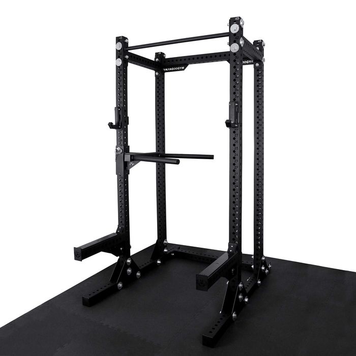 Half rack 80x80x3 + stacja DIP + landmine + haki + belki / klatka