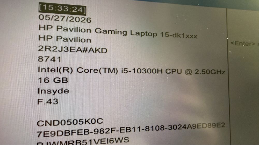 Laptop GTX 1660 ti HP