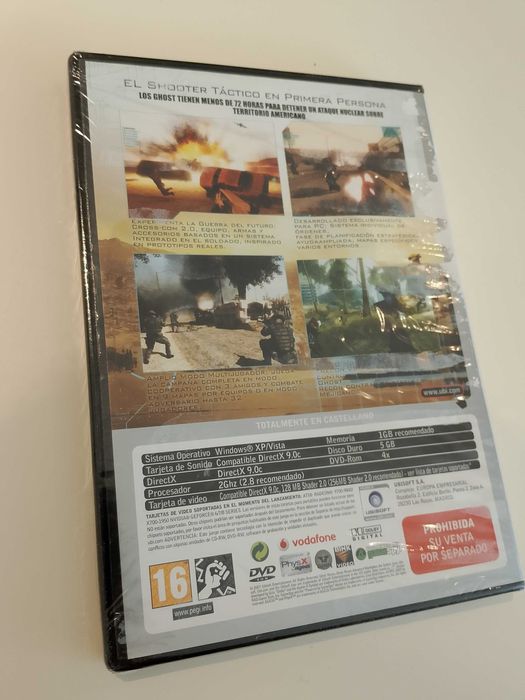 Ghost Recon 2 AW PC UBISOFT wydanie 2007 Hiszpania Madryt Folia org
