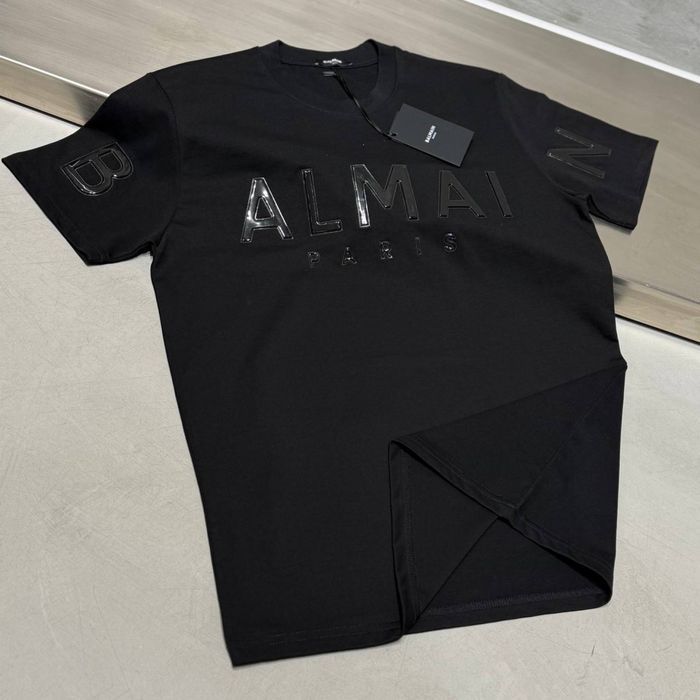 BALMAIN футболка мужская оверсайз черная белая унисекс оригинал