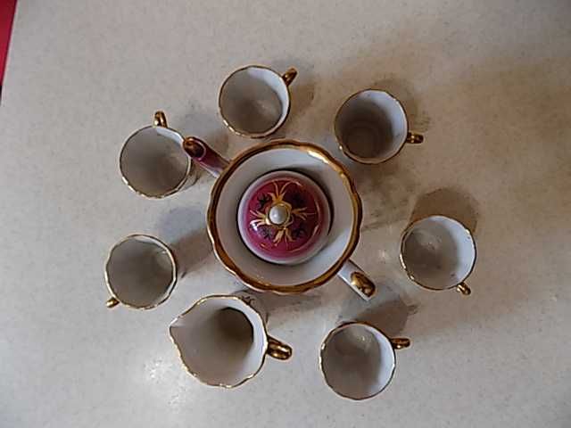 Сервиз Кофейный на 6 персон СССР Цветок Коростень фарфор