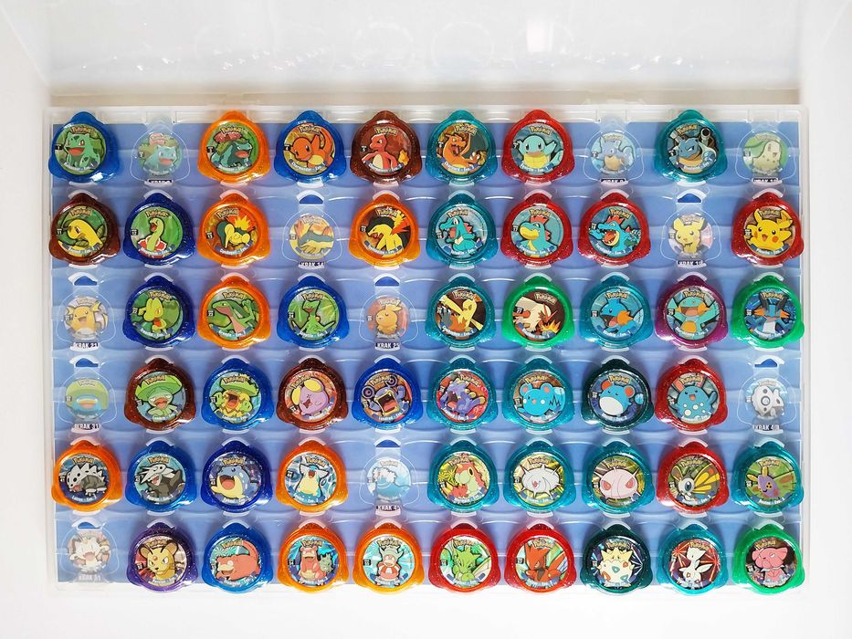99 tazos + arquivador POKEMON KRAKS | Panini lote