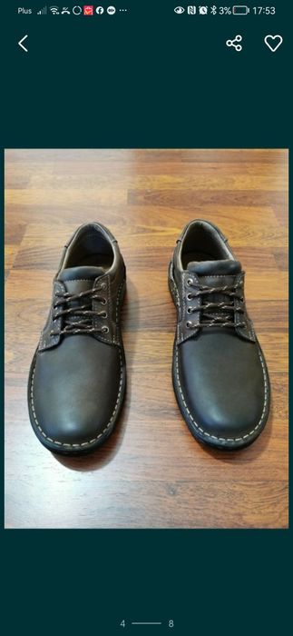 Skórzane Buty Męskie Lekkie Wygodne Comfort