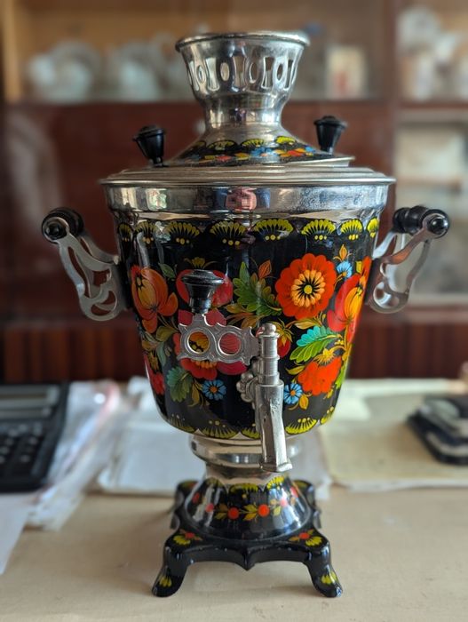 Електричний самовар 1991 р (з розписом)