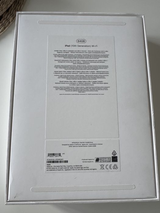 iPad (10th Generation) Wi-Fi 64GB Srebrny