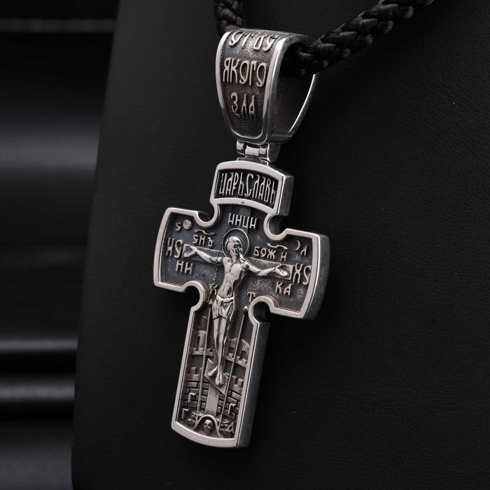 Срібний хрестик 22 грама (арт. 17)