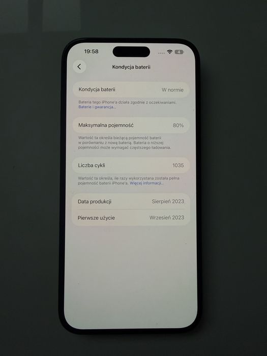 Iphone 15 plus 256 gb  stan bardzo dobry