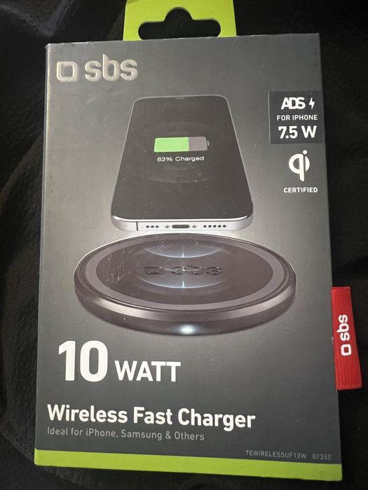 SBS Wireless Charger Qi Certified Iphone/Android Ładowarka bezprzewodowa