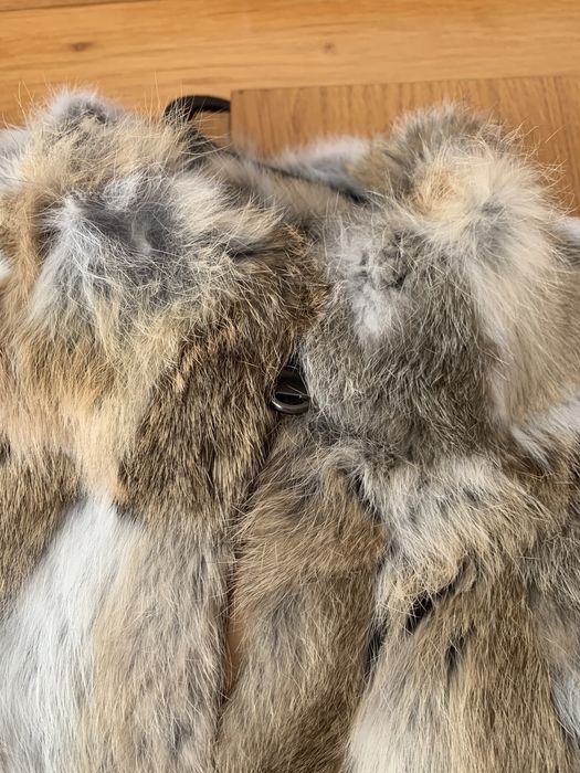 Colete pele de coelho