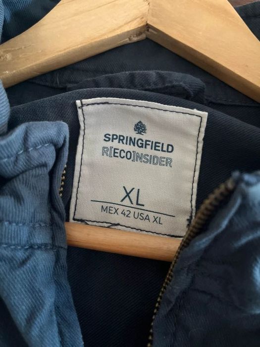 Blusão Springfield Azul em Algodão – Tamanho XL