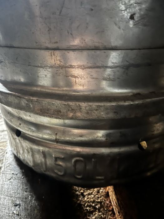 Bidão cerveja metal 50litros