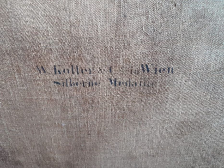 Obraz olejny antyk Minna"Mini"Stein stary portret arystokratki 1880