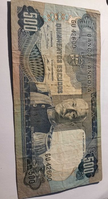 Notas de Angola de 1972 e outros