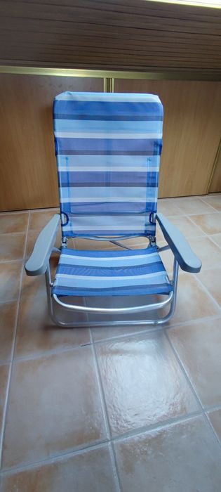 Cadeira de praia rebatível