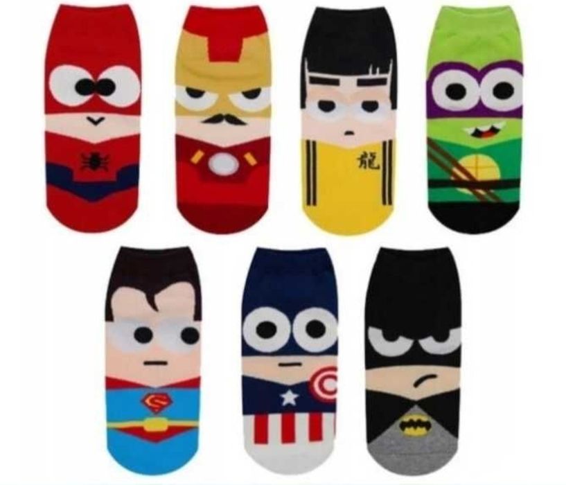 Stopki skarpetki komplet 7 par na prezent