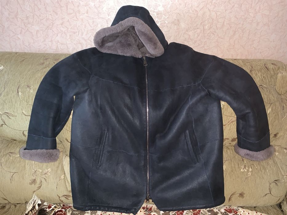 Дублёнка/ дублянка на натуральній овчині / розмір 56-58