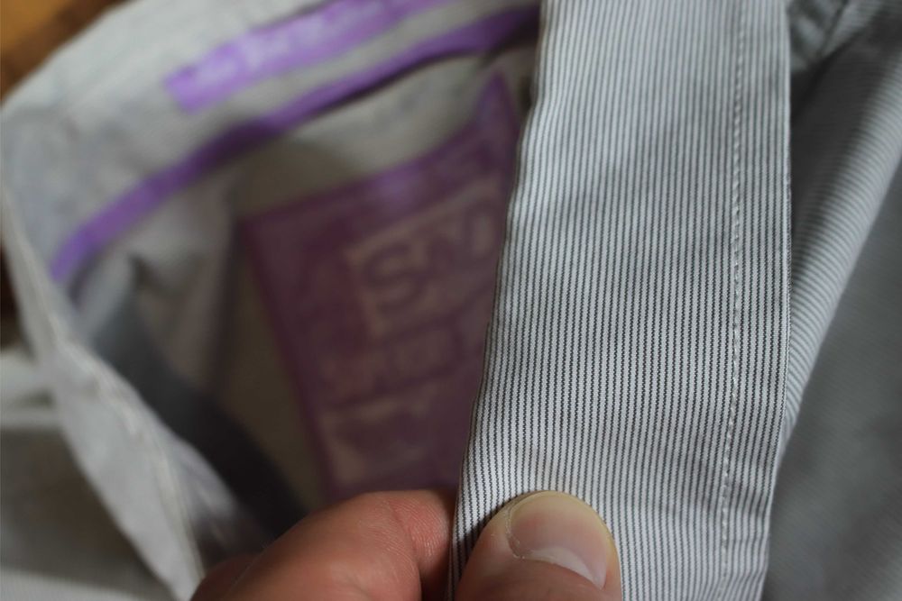 Koszula Superdry r. XL w paski bawełniana długi rękaw męska