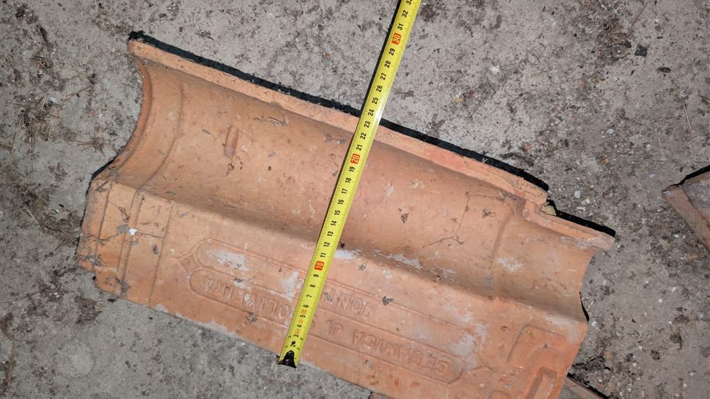 Telhas antigas para doar