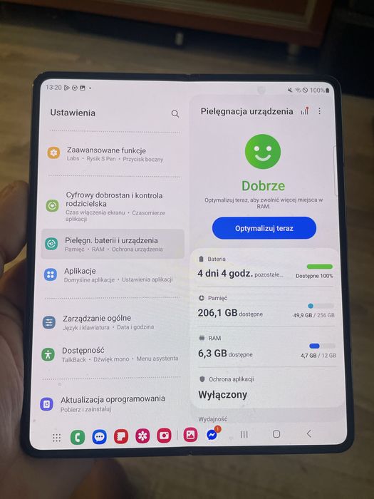 Samsung Galaxy Z Fold 4 stan idealny