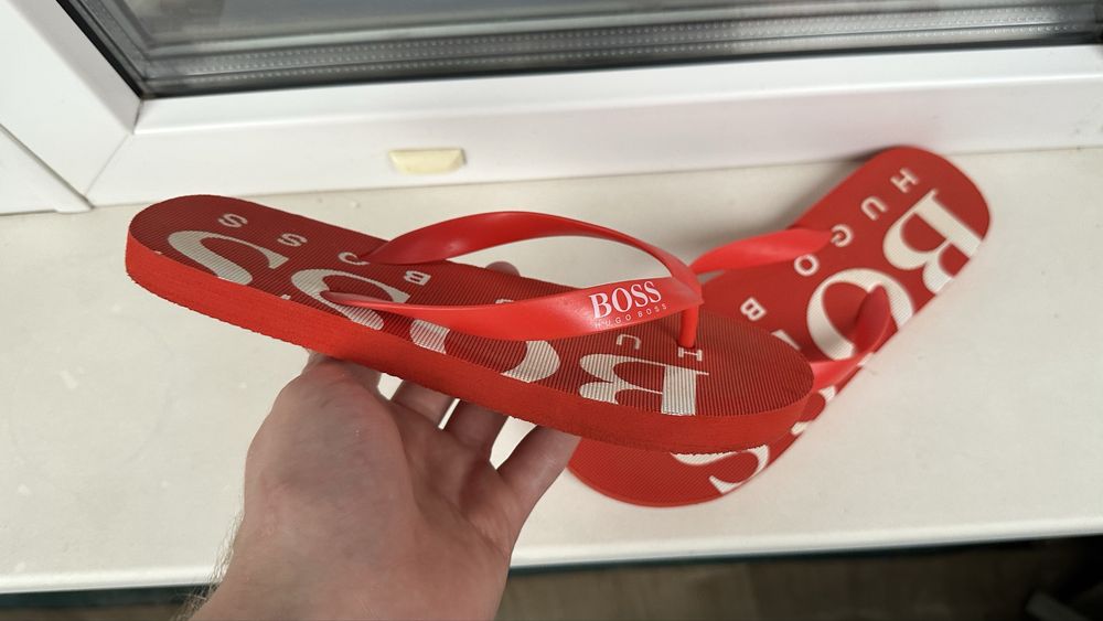 Оригінальні шльопанці вʼєтнамки Hugo Boss Flip flops 36,5-37 розмір
