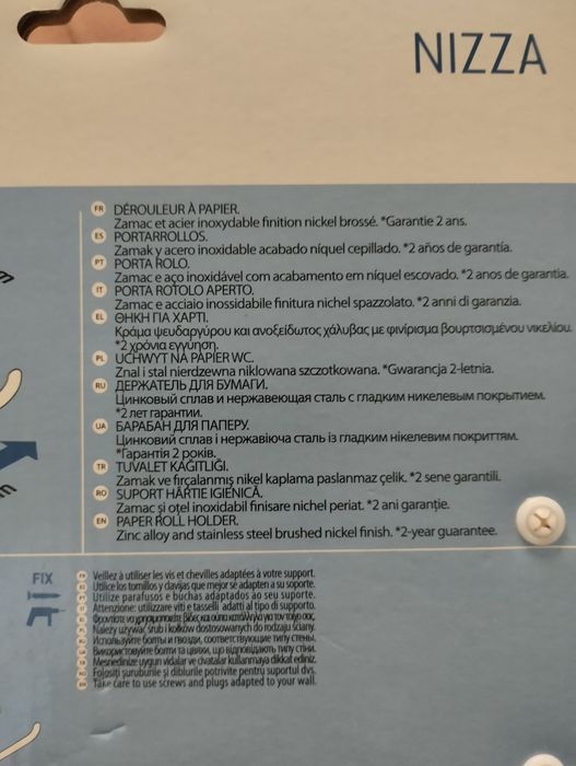 Porta rolos de papel higiénico