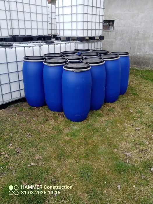 beczka beczki 120 litrów czyste nowe