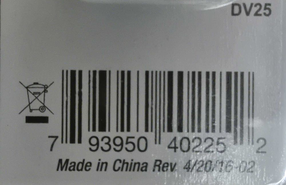 Detetor de tensão AC sem contacto Extech DV25