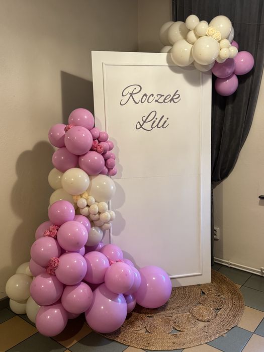 Ścianki balonowe, dekoracje imprez- stołów oraz sali