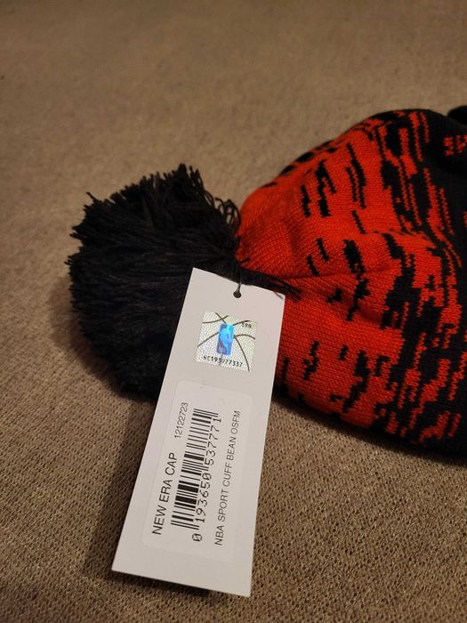 Czapka zimowa New Era - NBA - Chicago Bulls - czarna - onesize