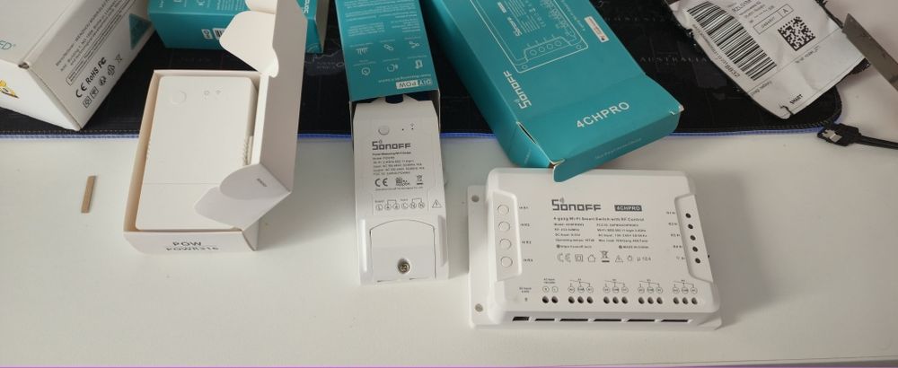 Sonoff  przekaznik 4ch ,powr2,powr316 wlacznik szklany dotyk
