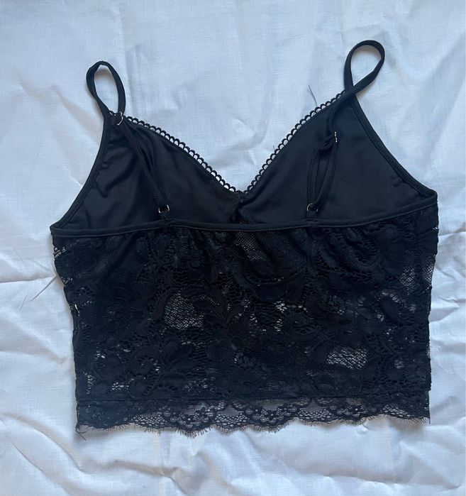 Топ чорний кружевний