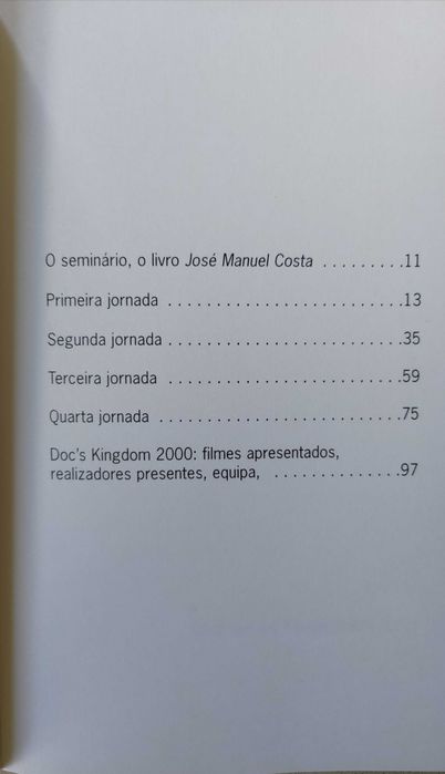 Seminário Internacional Sobre Cinema Documental. Os debates