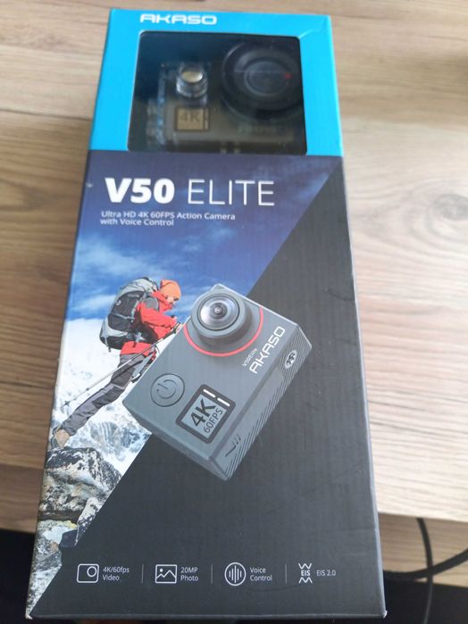 Нова  Екшн-камера AKASO V50 Elite 4K60fps WiFi  20MP