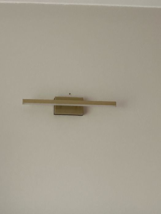 2x Złoty kinkiet / lampa ścienna led Castorama