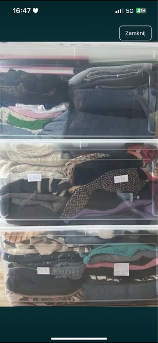 Ubrania roznego rodzaju