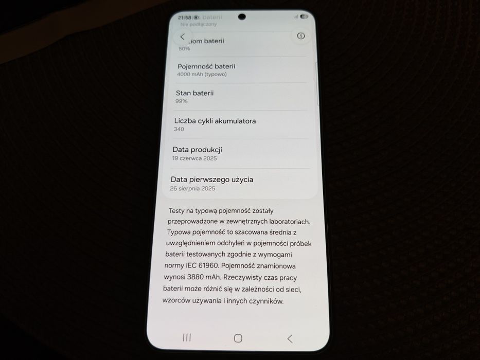 Samsung s24 8/256 - roczny