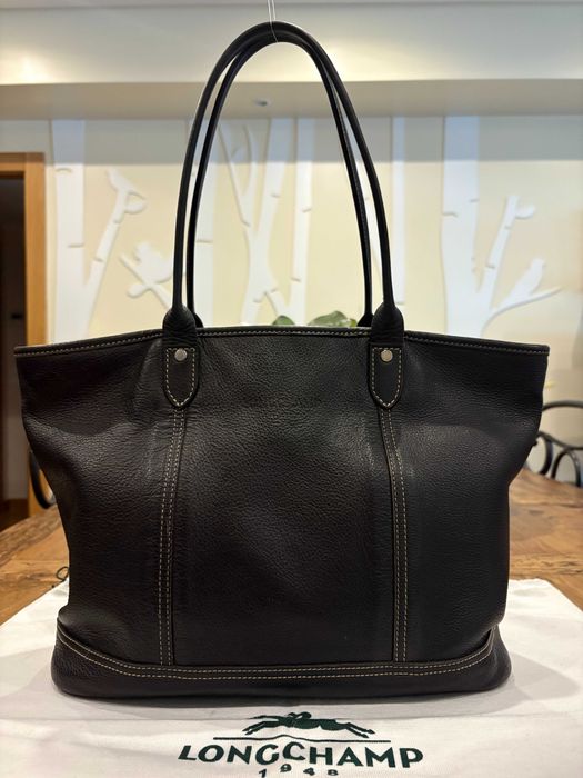 Mala Longchamp em pele original