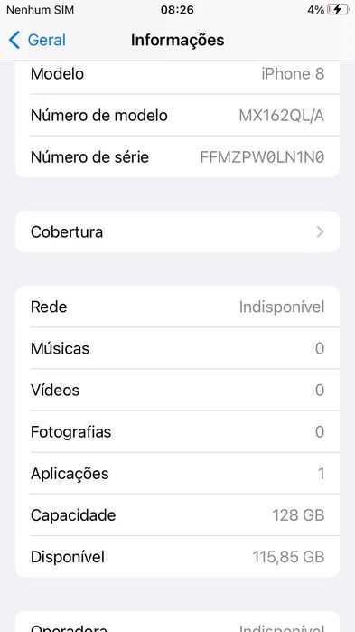Iphone 8 128Gb Preto + Iphone 8 + Iphone 6s