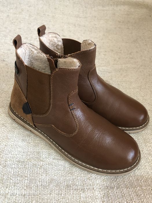 Новые кожаные зимние ботинки Friboo 37р
