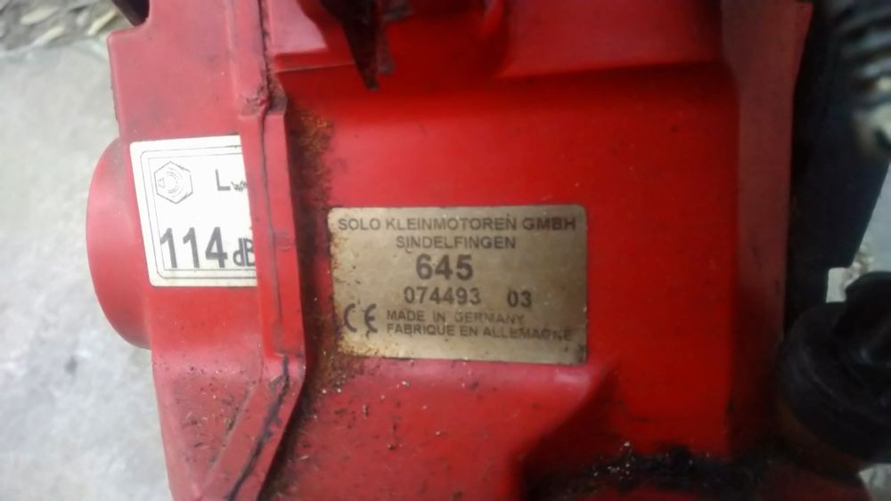 Piła spalinowa solo 645 cylinder tlok wał części