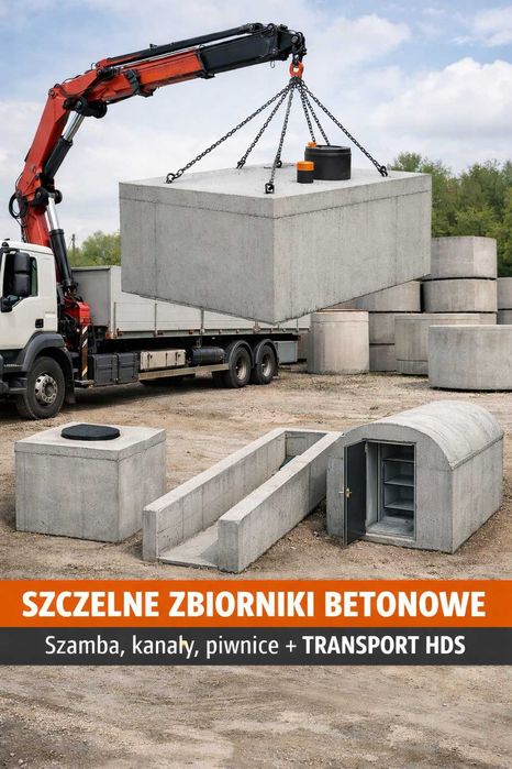 zbiornik na gnojówkę SZAMBO betonowe SZAMBA 2-14m3 kanał betonowy
