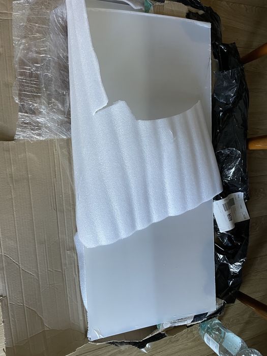 Pleksa pleksi pcv półki 910x415 6mm bezbarwme