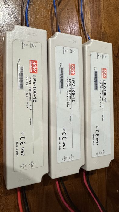 Zasilacz MEAN WELL  LPV -100-12  100 watt