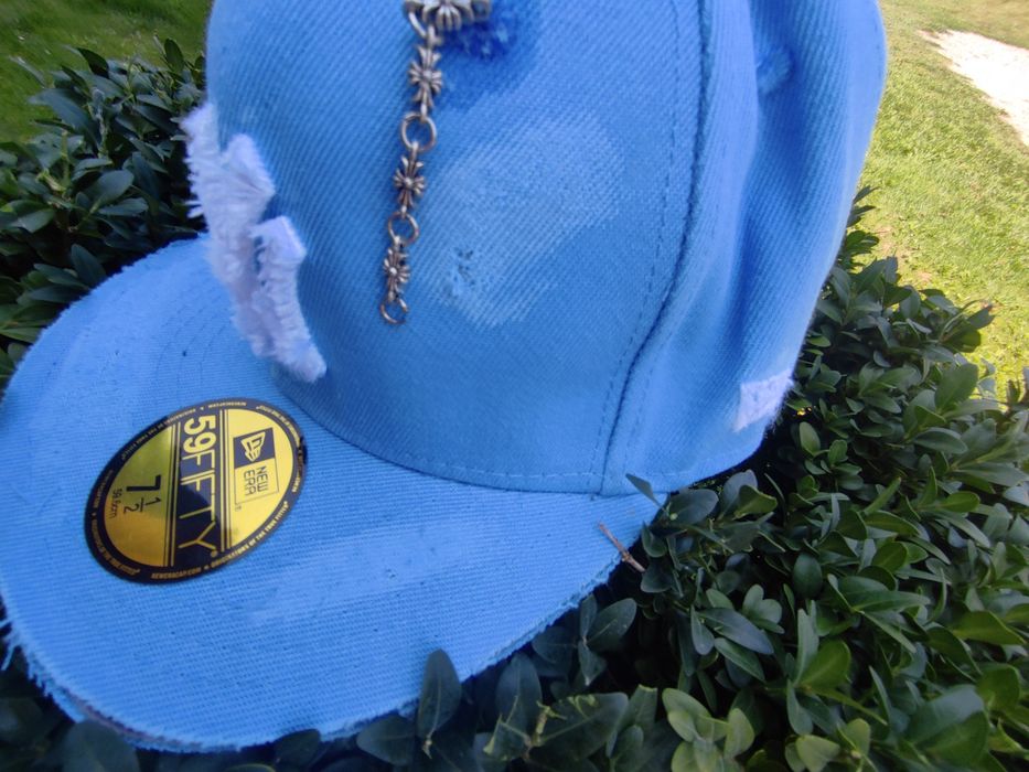 Full cap new era custom baby blue