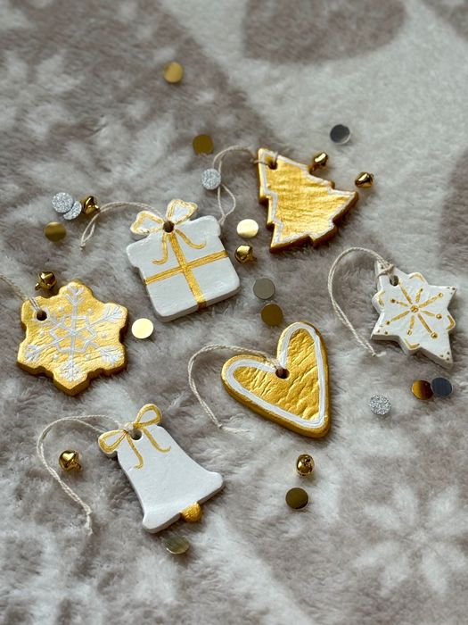 Набір Різдвяних Ялинкових Прикрас - 6 штук / Новорічний Подарунок