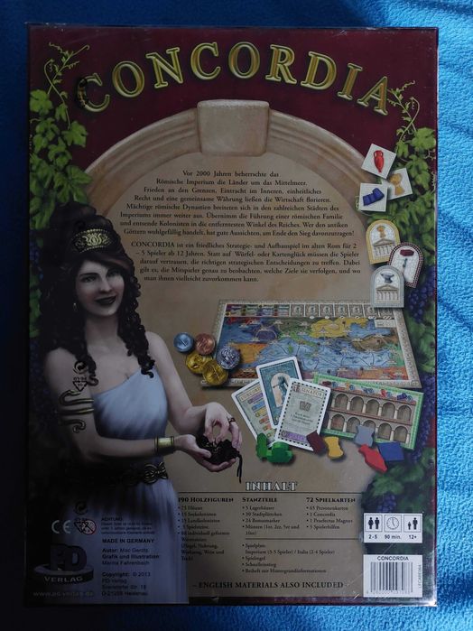 Concordia (Board Game, Jogo de Tabuleiro)